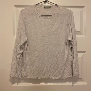 Vince Grey Long Sleeve Shirt